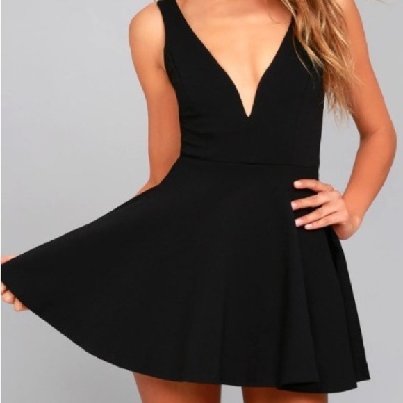 NWT Lulu’s XS I Feel Good Black Skort Dress - Picture 1 of 8